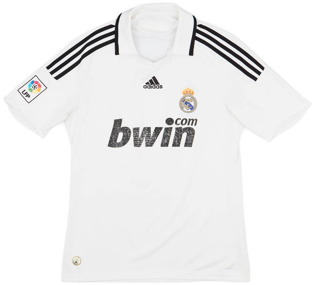 2008-09 Real Madrid Home Shirt - 4/10 - (M)