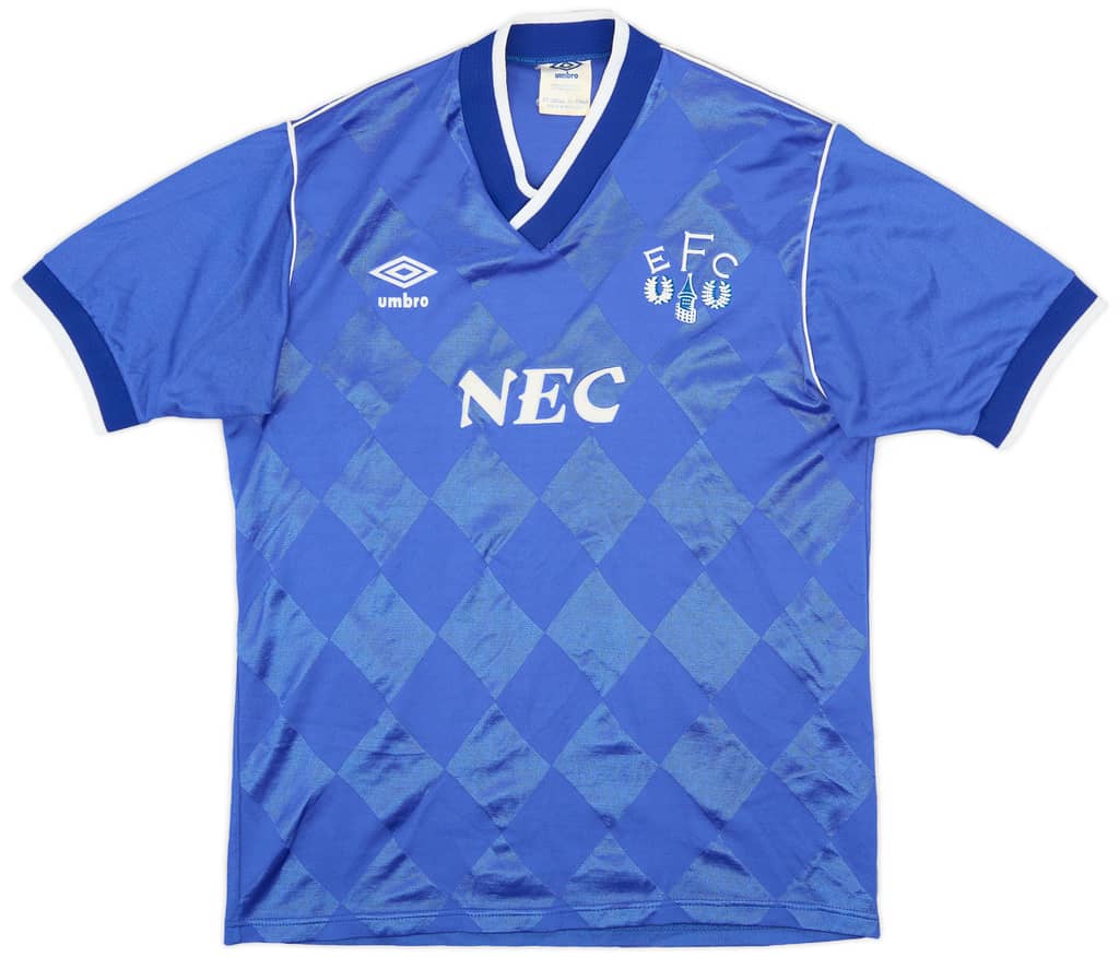 1986-89 Everton Home Shirt - 9/10 - (M)