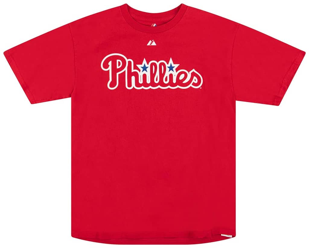 2009 Philadelphia Phillies Werth #28 Majestic Tee L