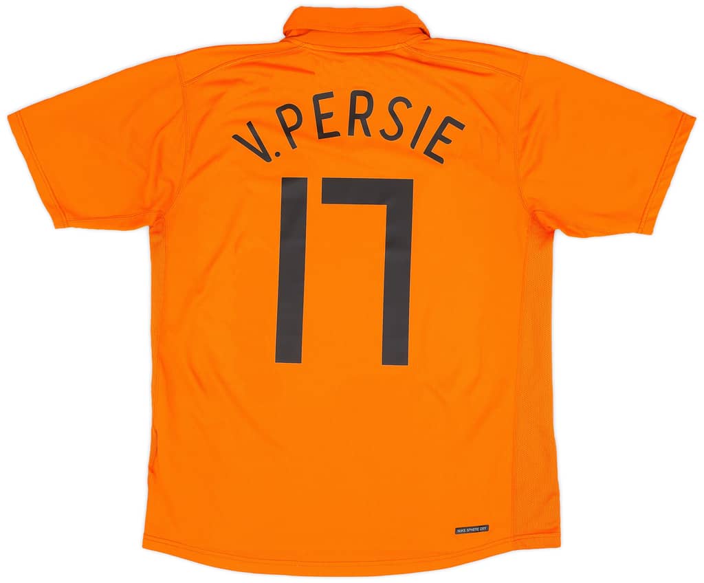 2006-08 Netherlands Home Shirt V.Persie #17