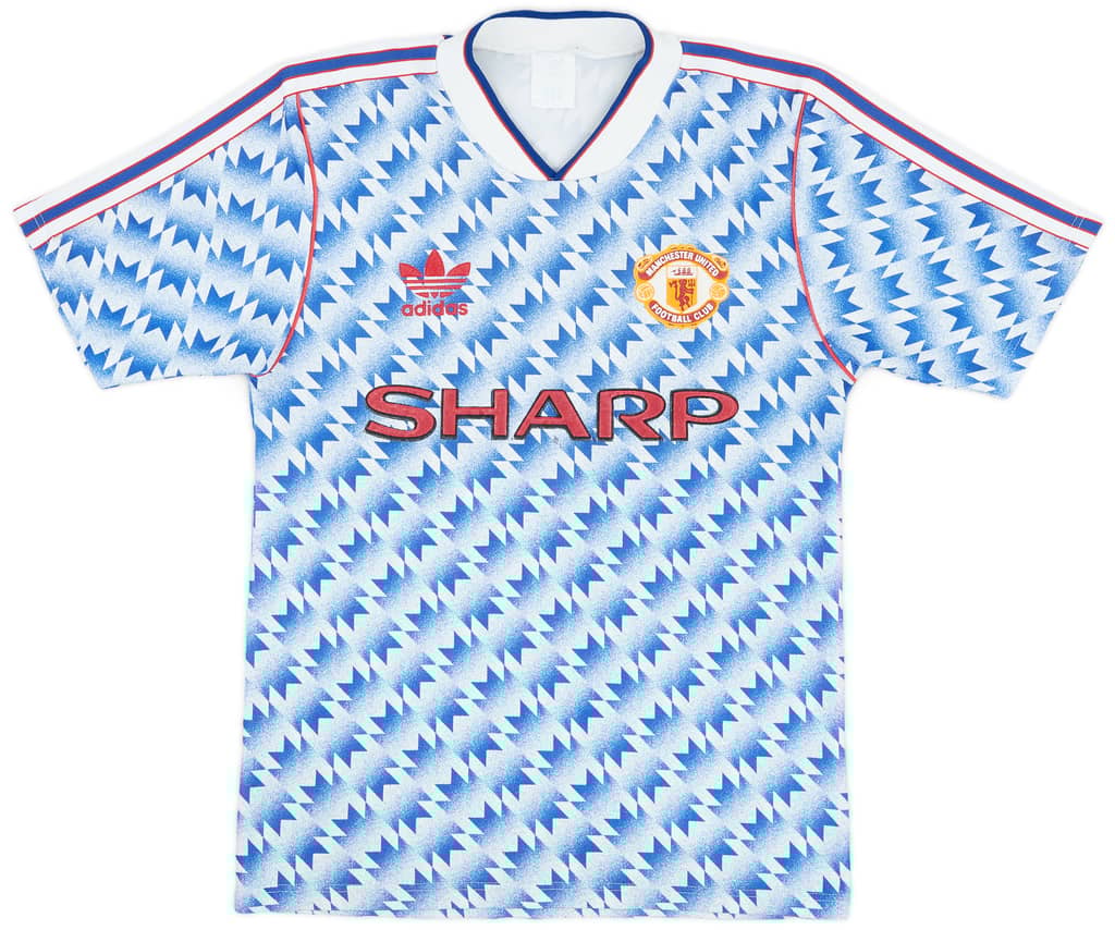 1990-92 Manchester United Away Shirt - 8/10 - (S)