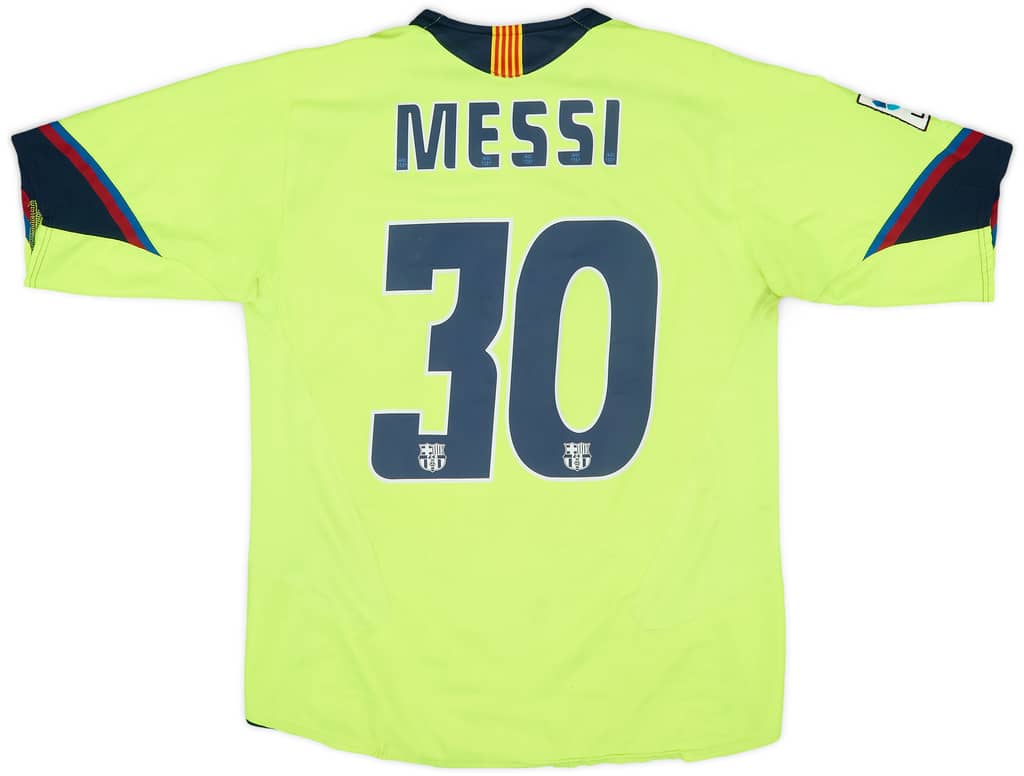 2005-06 Barcelona Away Shirt Messi #30 - 5/10 - (M)