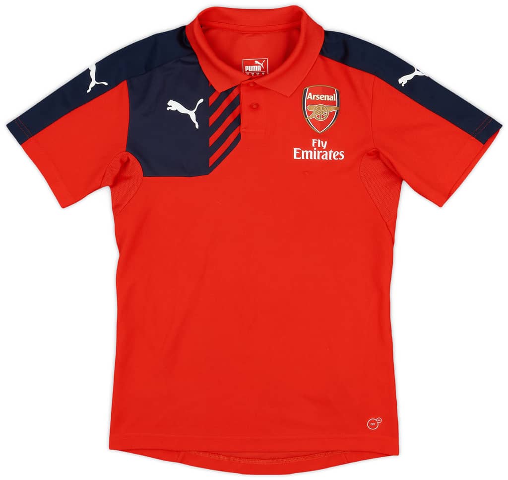 2015-16 Arsenal Puma Polo Shirt - 9/10 - (S)