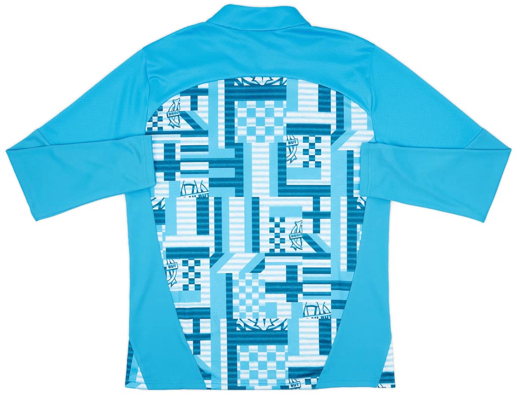 2024-25 Olympique Marseille Puma Pre-Match 1/4 Zip Training Top