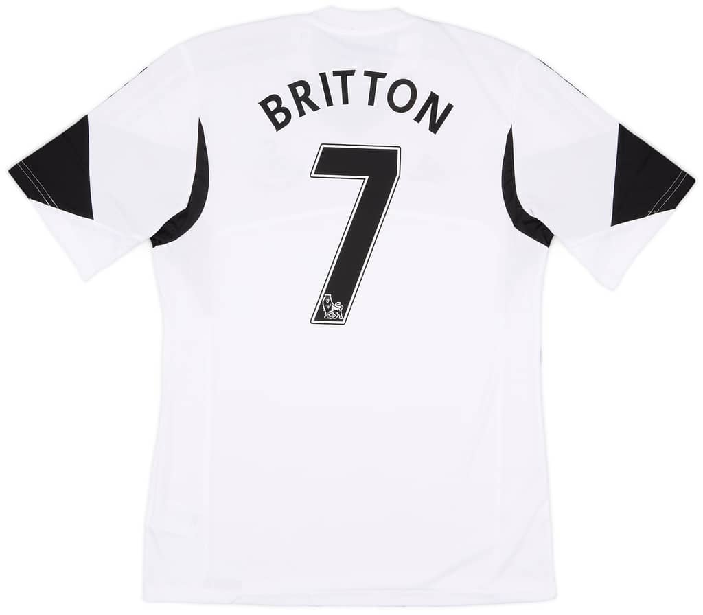 2013-14 Swansea Home Shirt Britton #7 (M)