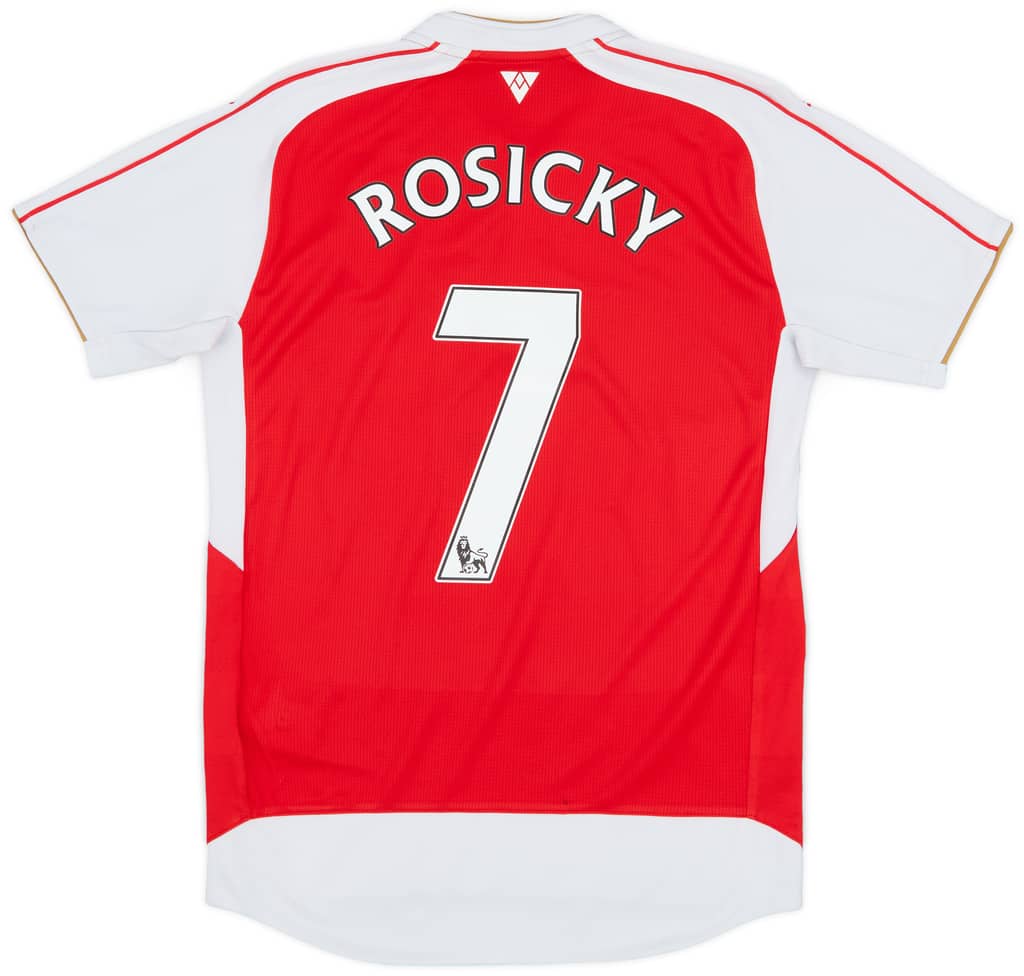 2015-16 Arsenal Home Shirt Rosicky #7 - 7/10 - (S)