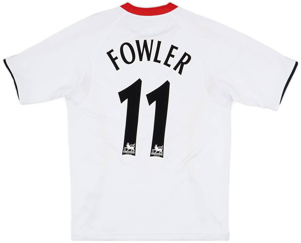 2005-06 Liverpool Away Shirt Fowler #11 - 5/10 - (M)