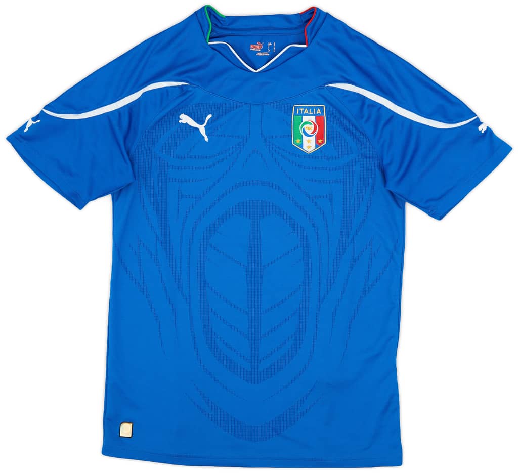 2010-12 Italy Authentic Home Shirt - 5/10 - (M)