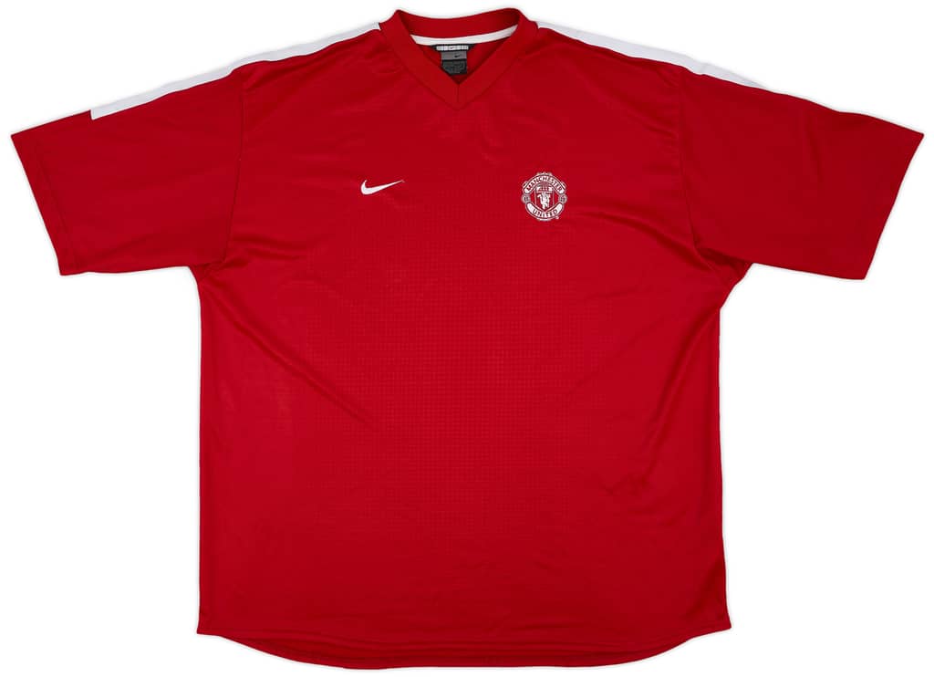 2002-03 Manchester United Nike Training Shirt - 8/10 - (XXL)