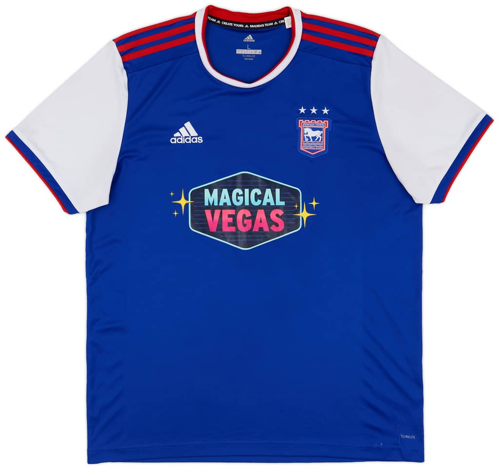 2018-19 Ipswich Home Shirt - 8/10 - (L)
