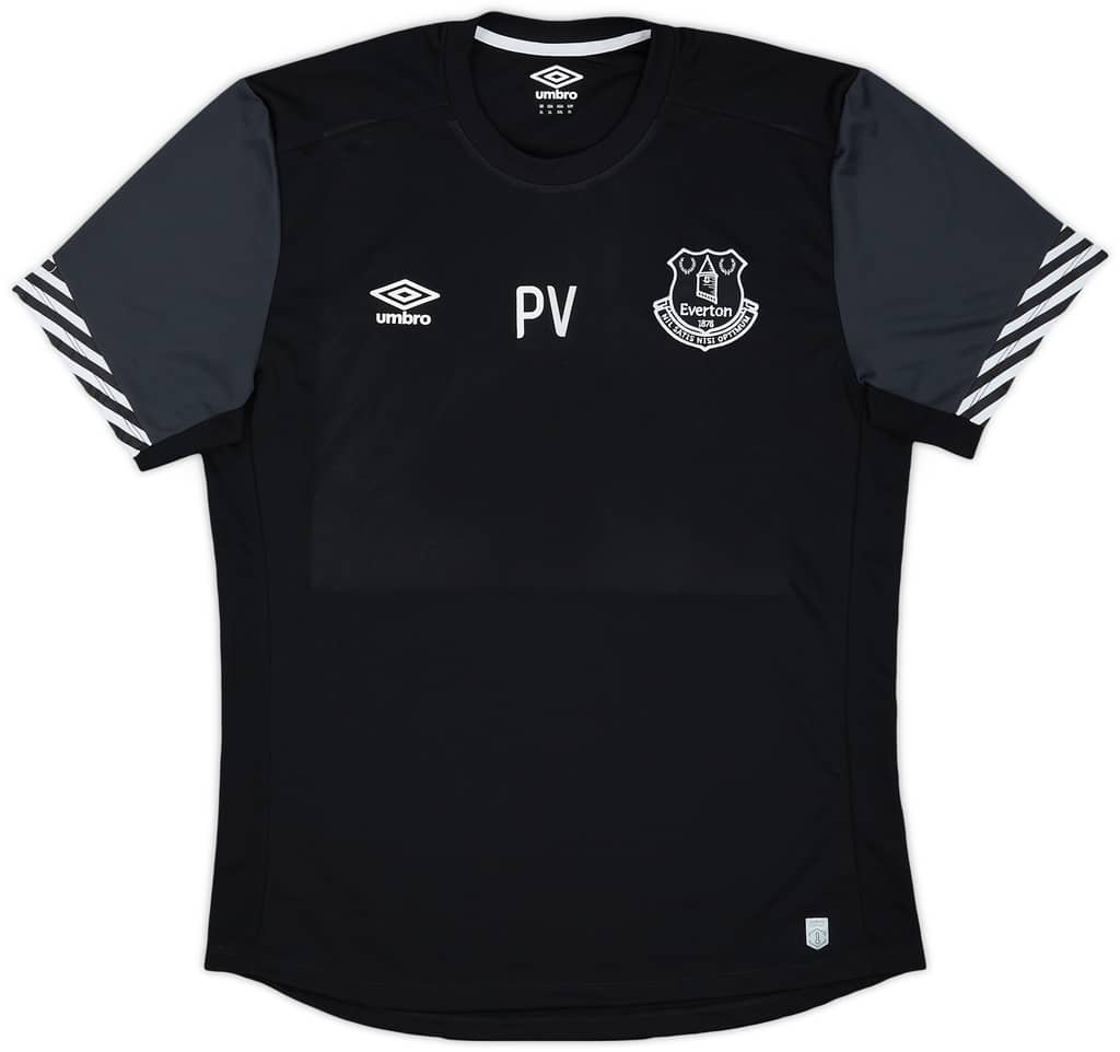 2015-16 Everton Staff Issue Umbro Training Shirt #PV - 9/10 - (XL)