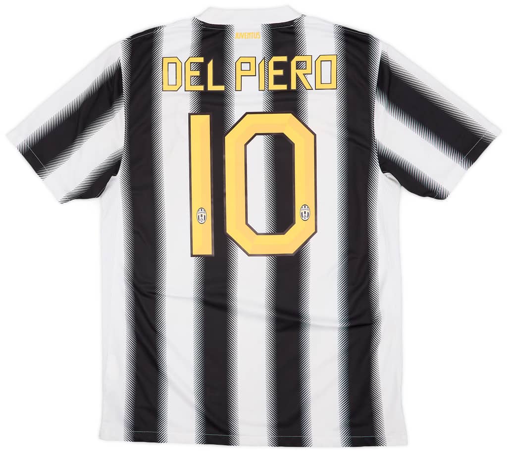 2011-12 Juventus Home Shirt Del Piero #10 - 6/10 - (M)