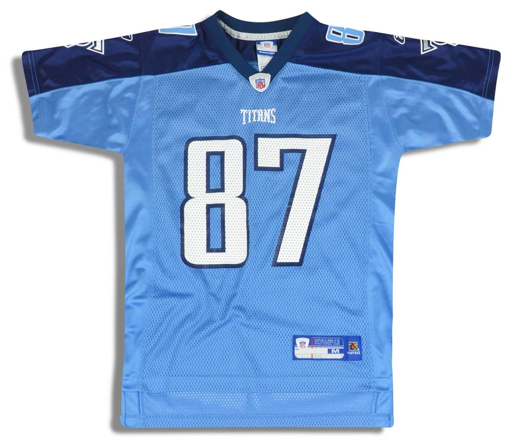 2005 Tennessee Titans Calico #87 Reebok On Field Jersey (Alternate) Y