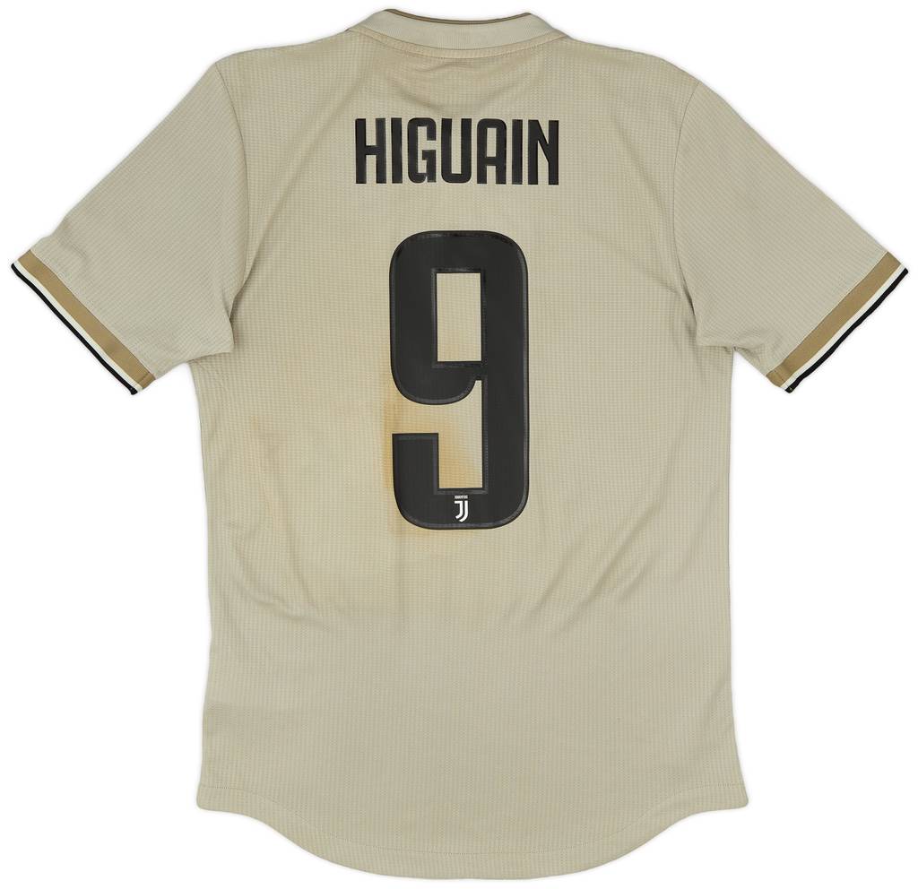 2018-19 Juventus Authentic Away Shirt Higuain #9 - 6/10 - (S)