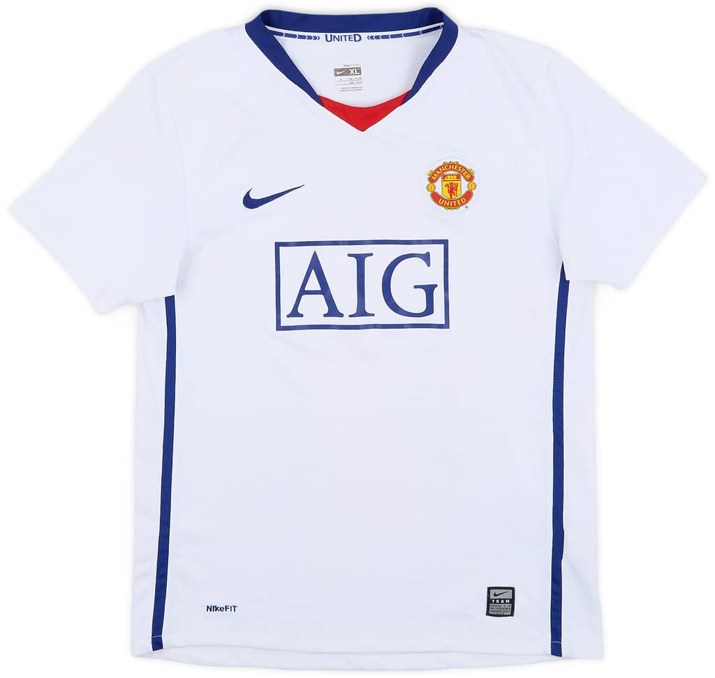 2008-10 Manchester United Away Shirt - 7/10 - (XL.Boys)