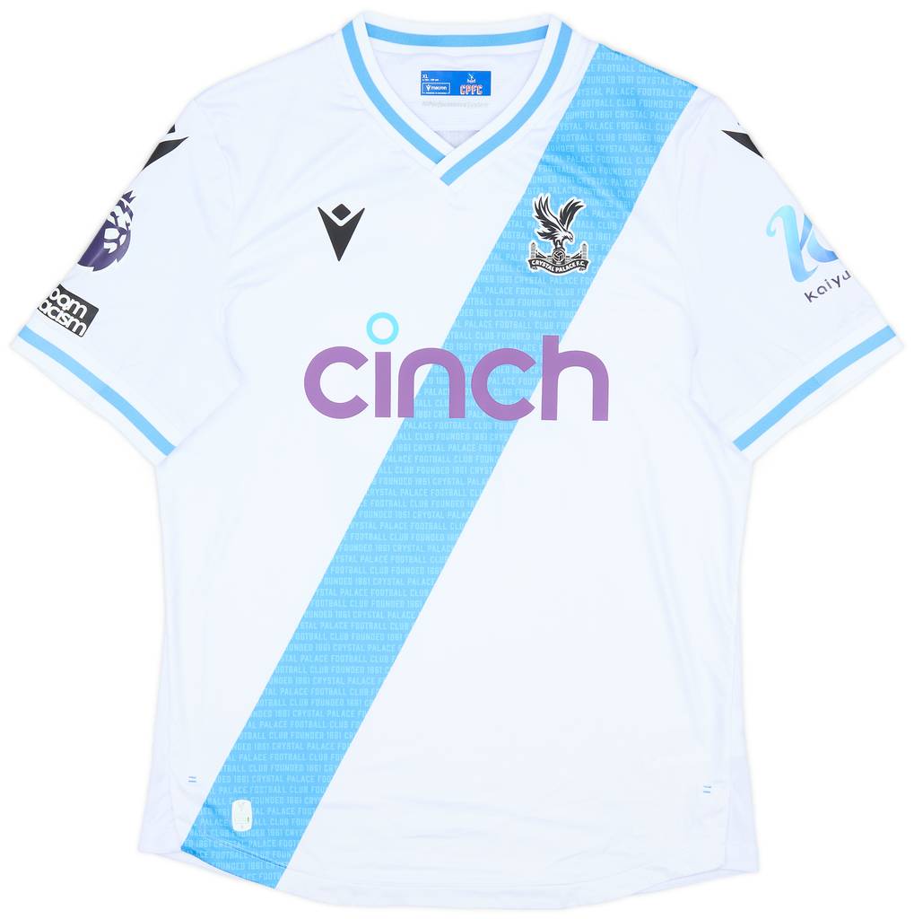 2023-24 Crystal Palace Match Issue Away Shirt Schlupp #15