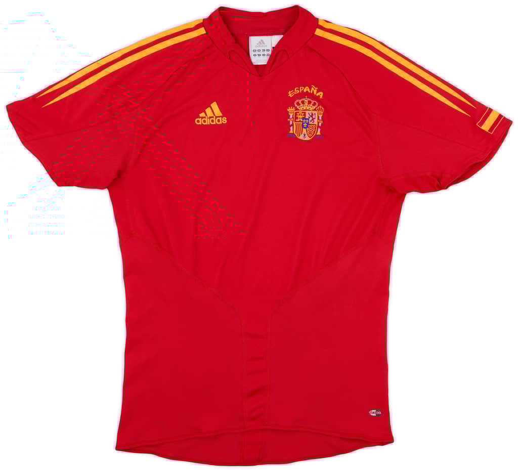 2004-06 Spain Home Shirt - 8/10 - (XL.Boys)