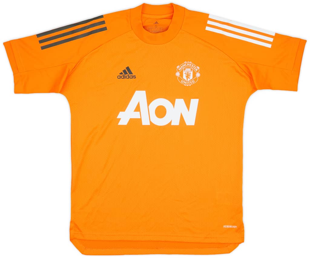 2020-21 Manchester United adidas Player Issue Training Shirt - 8/10 - (S)