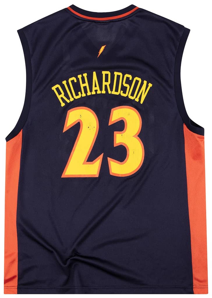 2002-04 Golden State Warriors Richardson #23 Reebok Jersey (Away) L