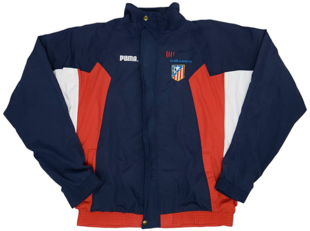 1996-98 Atletico Madrid Puma Track Jacket - 9/10 - (L)