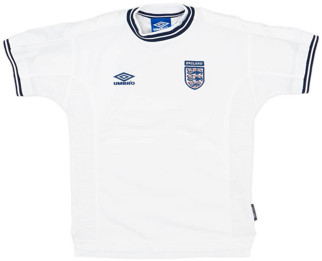 1999-01 England Home Shirt - 5/10 - (L.Boys)