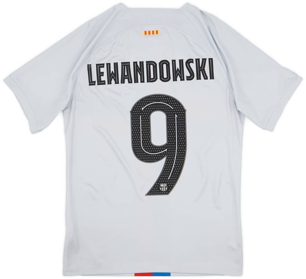 2022-23 Barcelona Third Shirt Lewandowski #9 - 8/10 - (S)