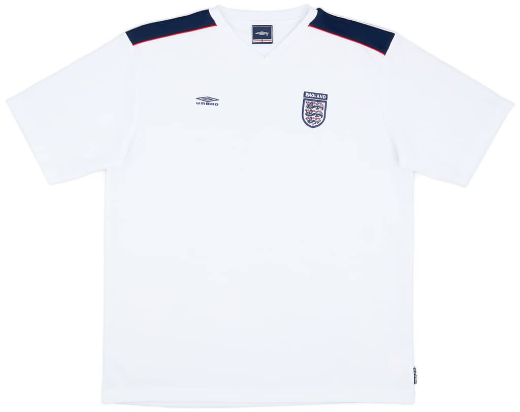 2000-02 England Umbro Training Shirt - 8/10 - (XL)