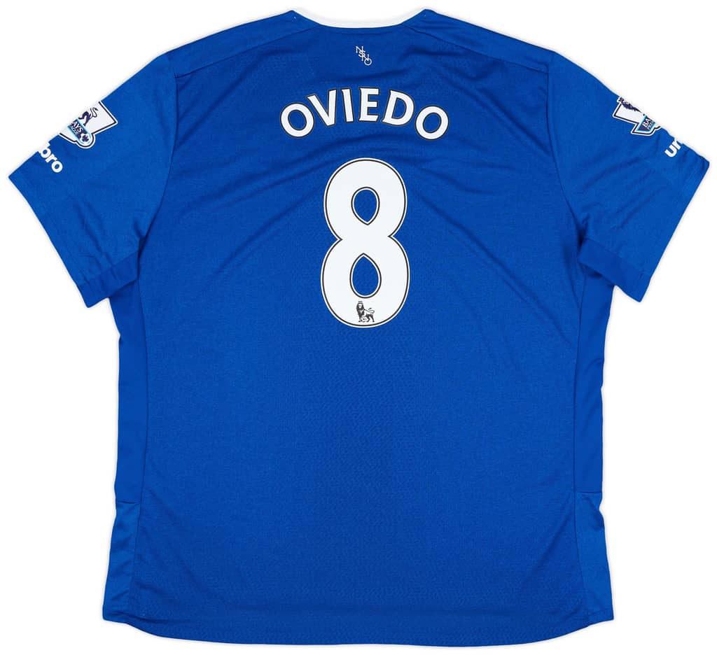 2015-16 Everton Home Shirt Oviedo #8 - 9/10 - (3XL)