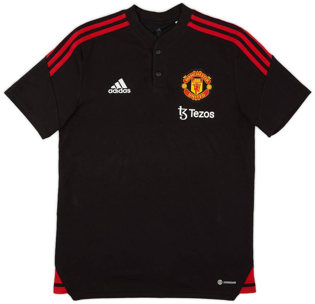 2022-23 Manchester United adidas Polo Shirt - 9/10 - (S)