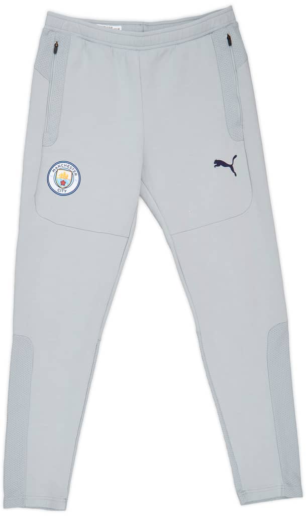 2021-22 Manchester City Puma Track Pants/Bottoms - 9/10 - (L)