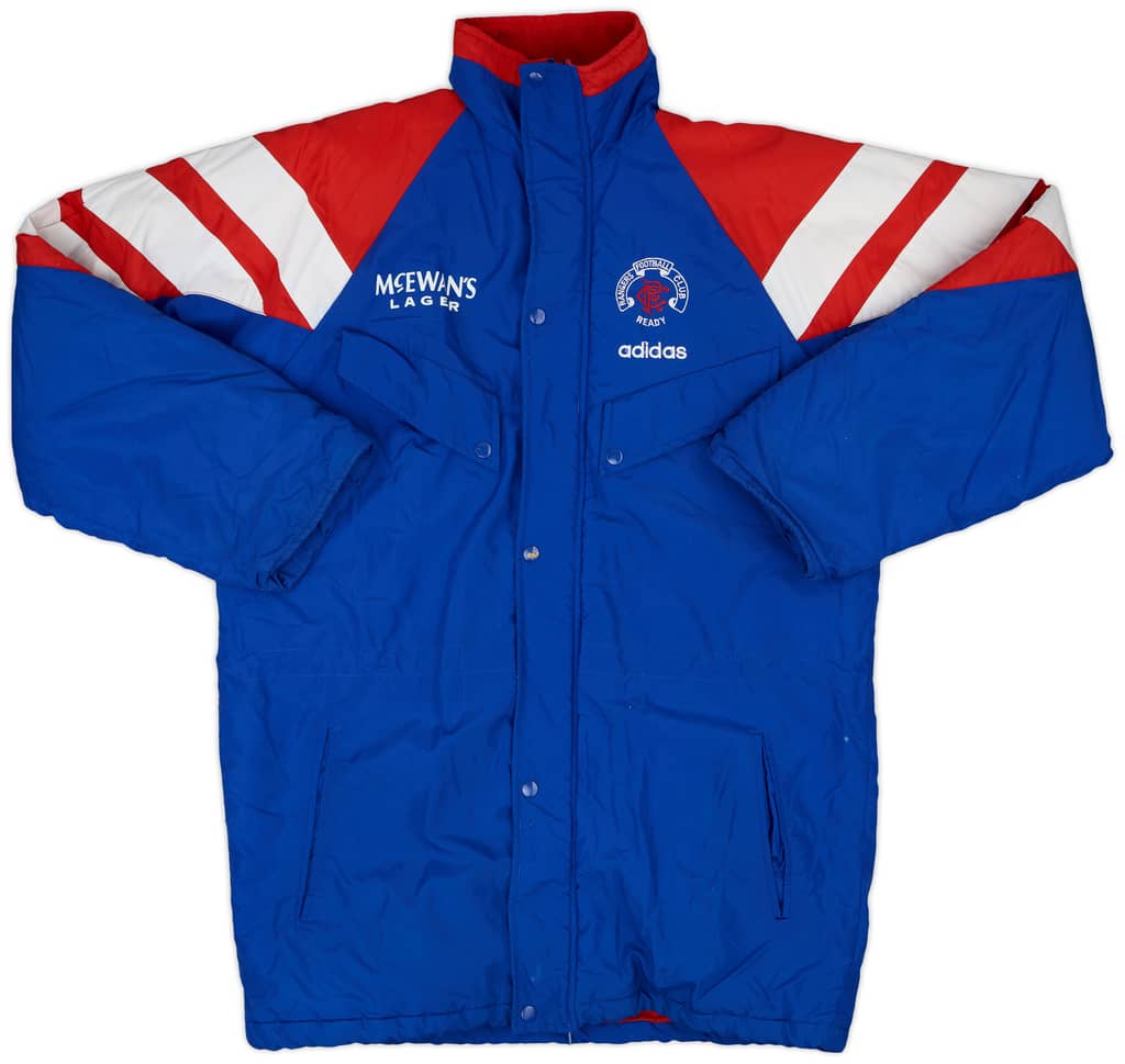 1992-94 Rangers adidas Padded Bench Coat - 9/10 - (M)
