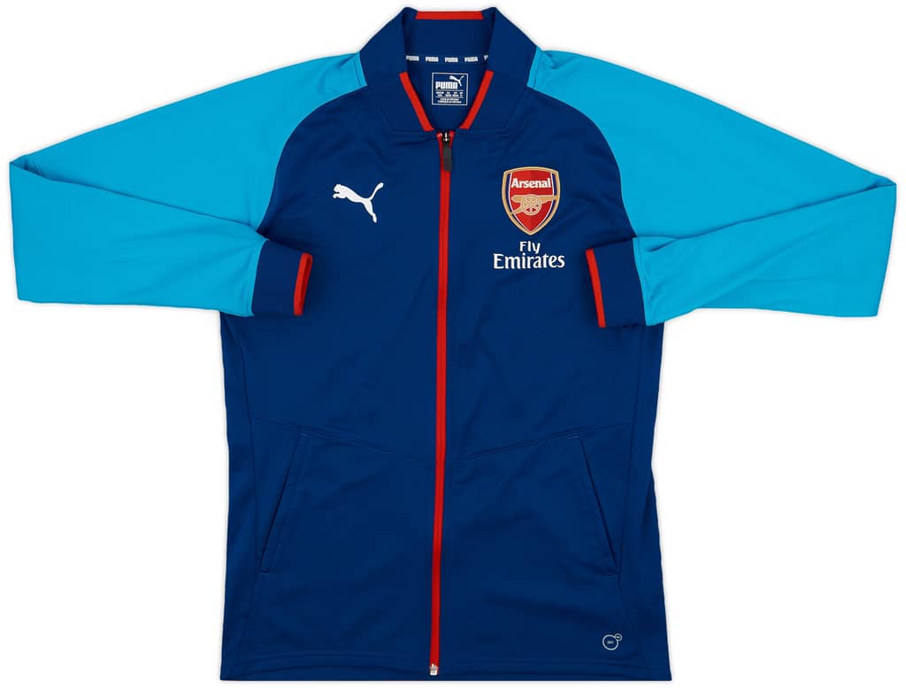 2017-18 Arsenal Puma Track Jacket - 9/10 - (M)