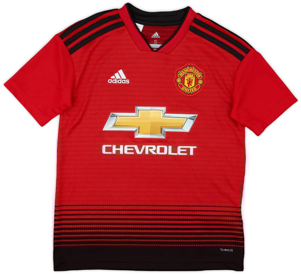 2018-19 Manchester United Home Shirt - 9/10 - (S.Boys)