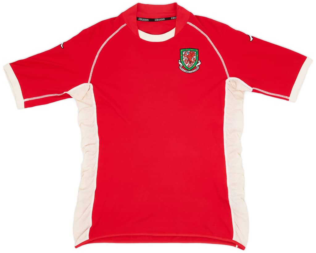 2002-04 Wales Home Shirt - 8/10 - (L)