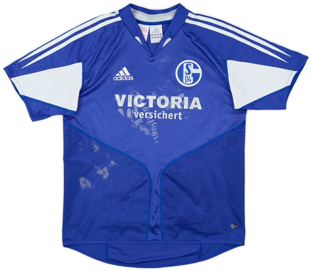 2004-05 Schalke Home Shirt - 4/10 - (L.Boys)