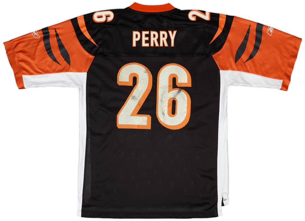 2004 Cincinnati Bengals Perry #26 Reebok On Field Home Jersey - 6/10 - (L)
