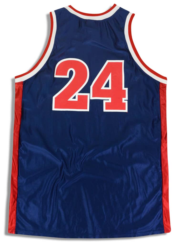 1990s Penn Quakers #24 Majestic Jersey (Away) L