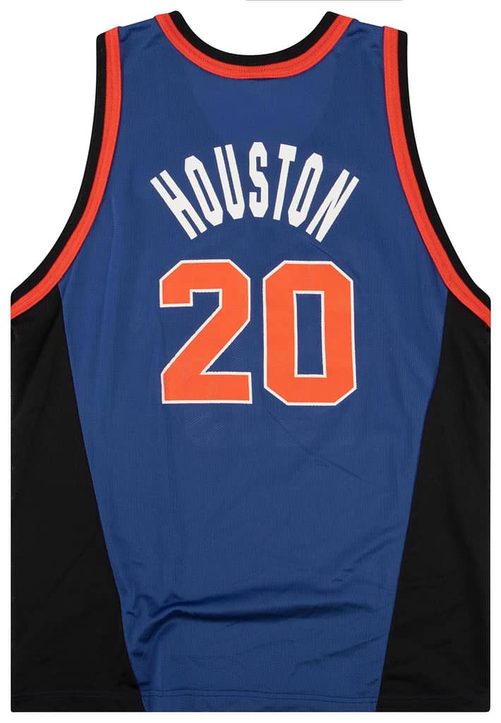 1997-01 New York Knicks Houston #20 Champion Jersey (Away) M