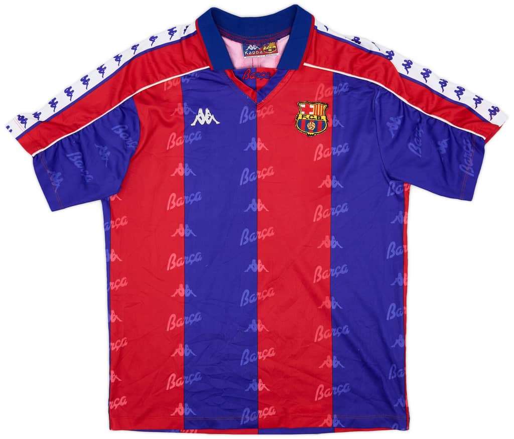 1992-95 Barcelona Home Shirt - 6/10 - (L)