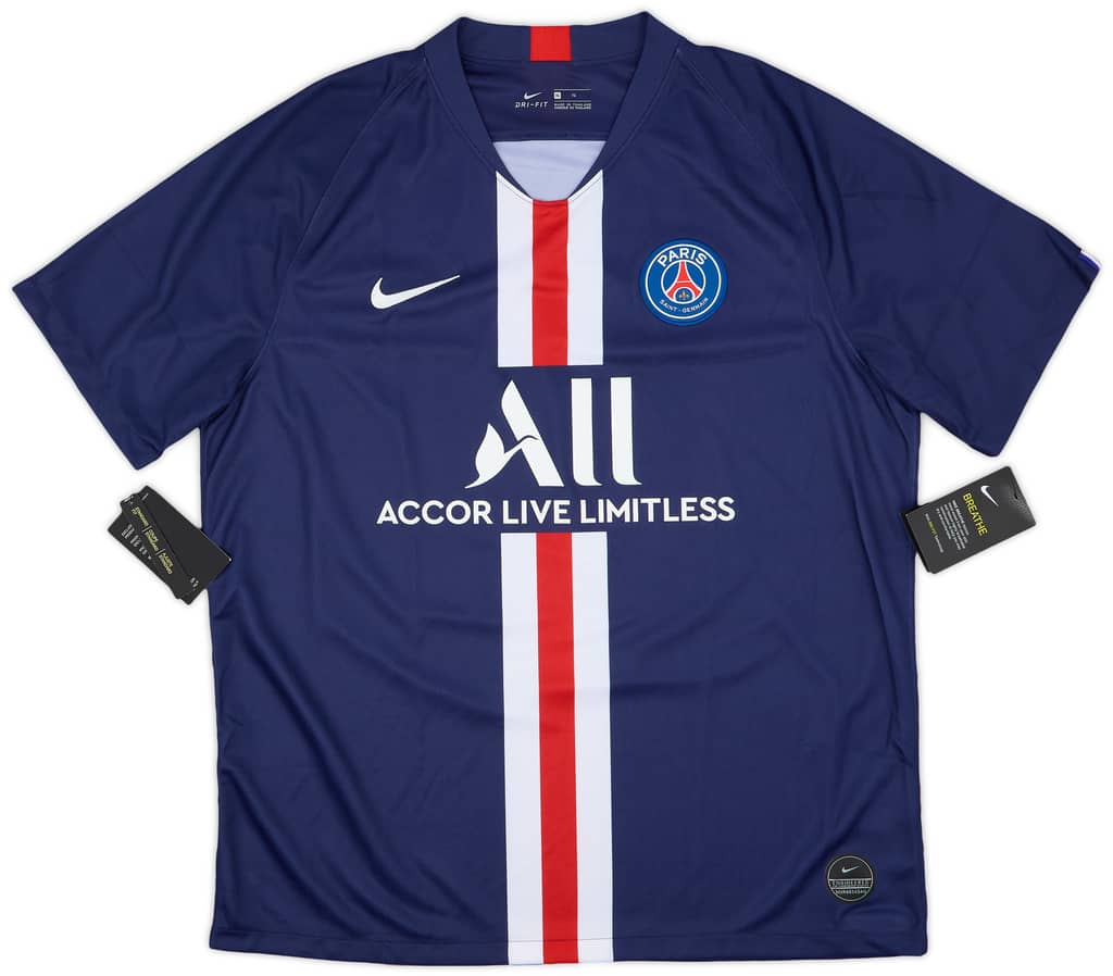 2019-20 Paris Saint-Germain Home Shirt Mbappe #7 (XL)