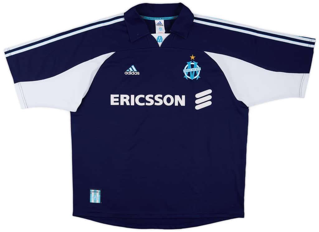 1999-00 Olympique Marseille Away Shirt Pires #7 - 8/10 - (XL)