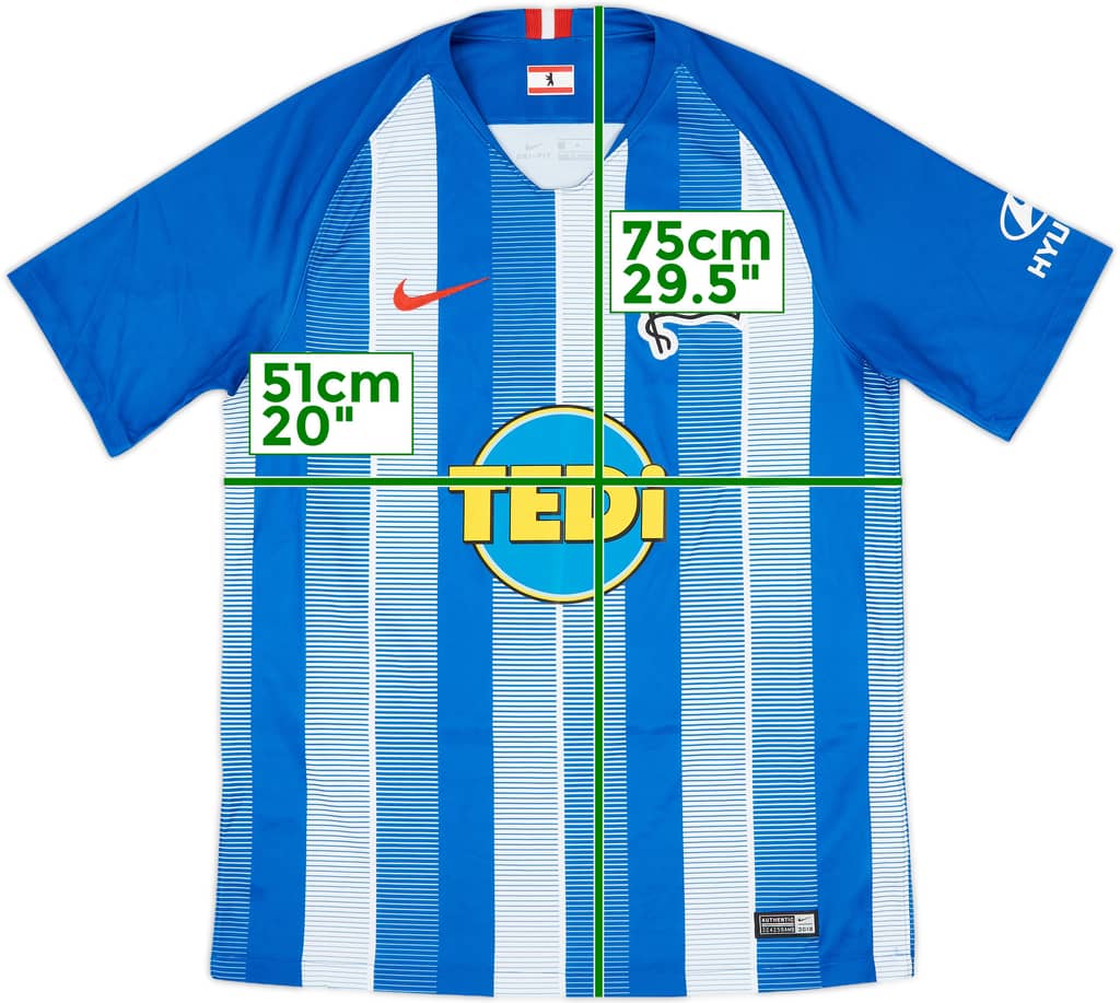 2018-19 Hertha Berlin Home Shirt - 10/10 - (M)