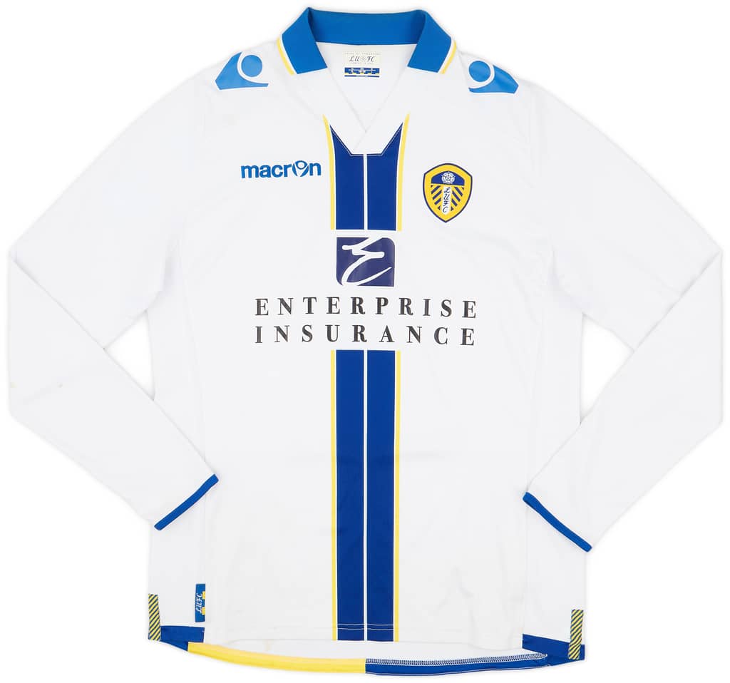 2013-14 Leeds United Home L/S Shirt - 8/10 - (XL)