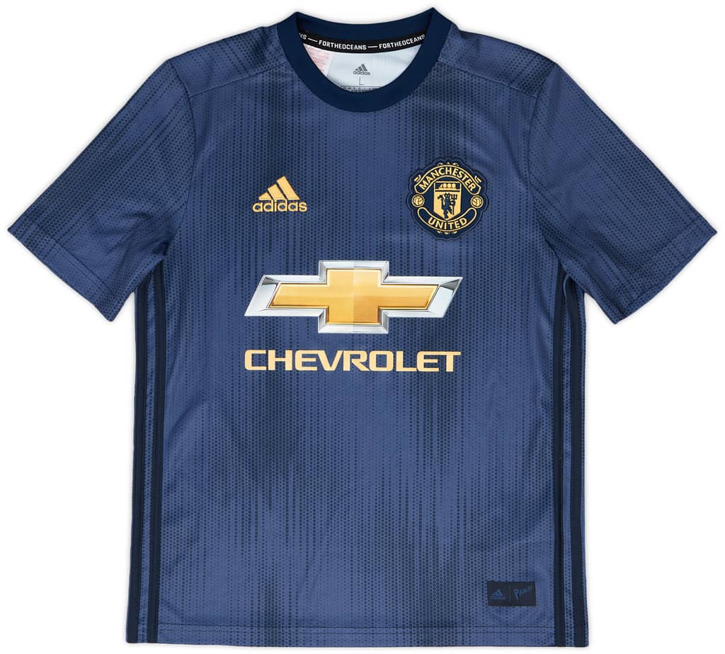 2018-19 Manchester United Third Shirt - 9/10 - (L.Boys)