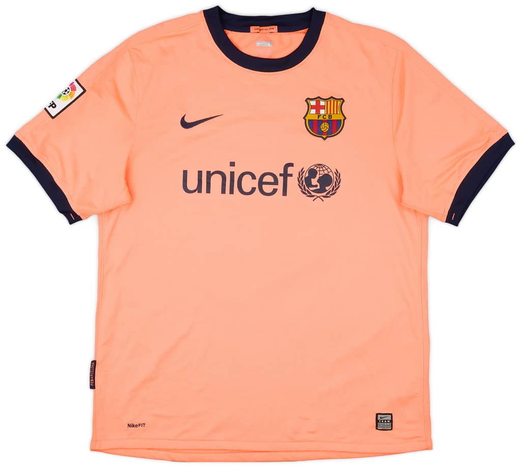 2009-10 Barcelona Away Shirt Messi #10 - 6/10 - (L)