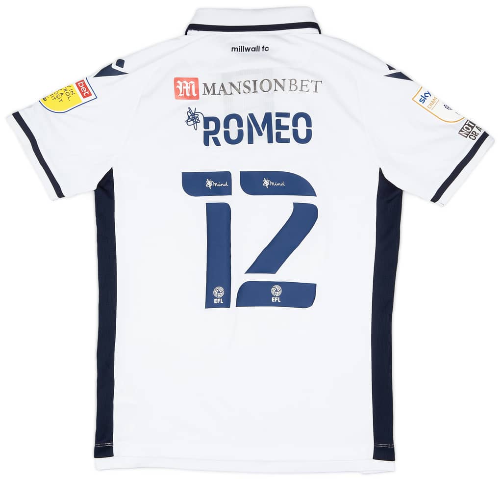 2021-22 Millwall Match Issue Away Shirt Romeo #12