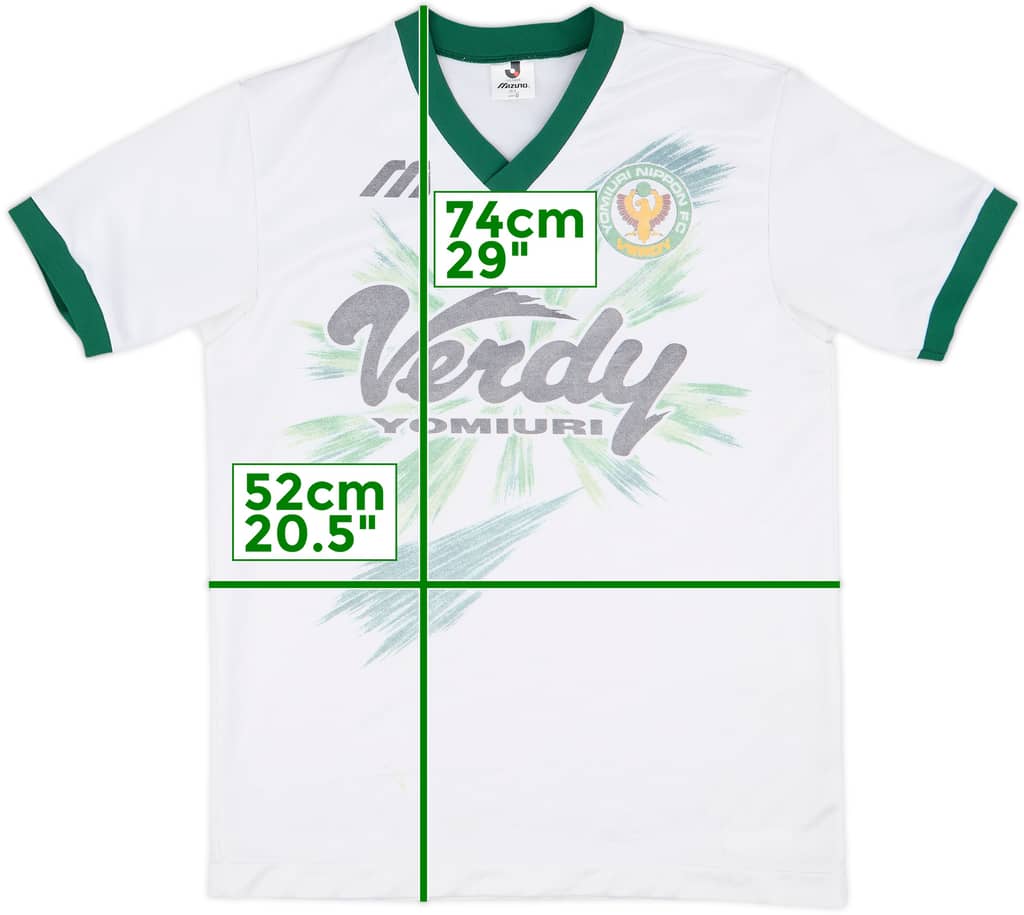 1993-95 Verdy Kawasaki Mizuno Training Shirt - 6/10 - (L)