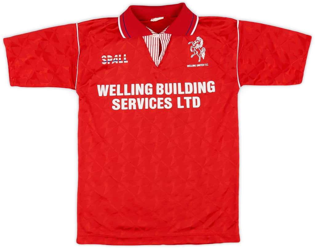 1992-93 Welling United Home Shirt - 8/10 - (L.Boys)