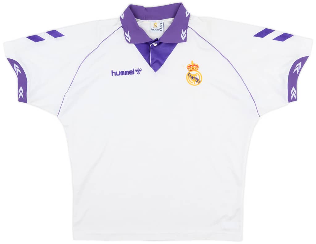 1993-94 Real Madrid Home Shirt - 8/10 - (XL)