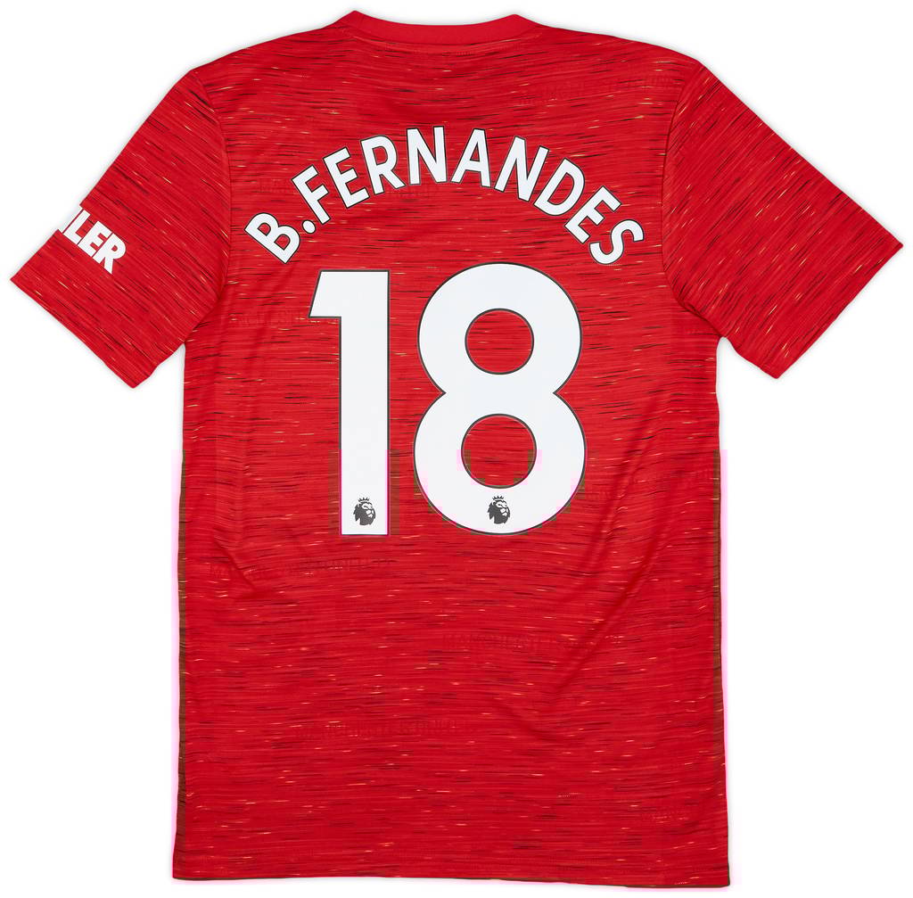 2020-21 Manchester United Home Shirt B.Fernandes #18 (S)